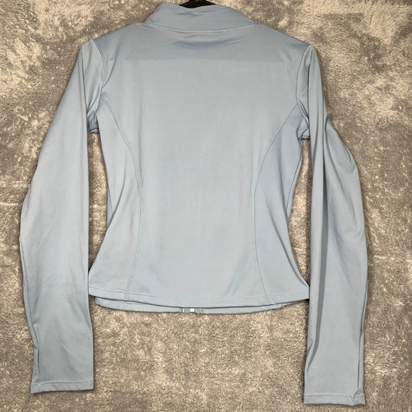 Dazy Women’s Full Zip Jacket Blue Size XL Long Sleeve Activewear Athleisure - Picture 6 of 6